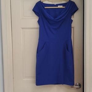 Vibrant blue Calvin Klein size 8 dress